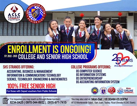 aclc taytay courses offered|ACLC College .